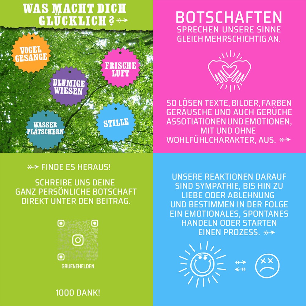 Zum glücklich sein braucht es oft nur wenig